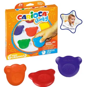 Dětské pastelky Carioca Teddy Bear 42956 6 barev (160-2209)