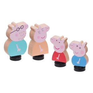 Tm Toys Prasátko Peppa dřevěná figurka 4 pack (PEP07207)