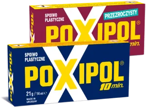 Lepidlo v tubě Poxipol transparentní 14ml 21g (1455)