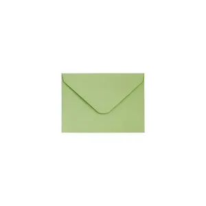 Obálka Gallery Paper smooth light green satin K - světle zelená 70 mm x 100 mm (280433)