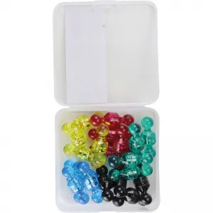 Titanová deska magnet 10mm neodymové kolíky - mix průměr 10mm