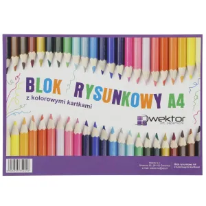 Kreslicí blok Vector color A4 mix 80g 20k