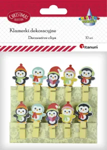 Titanum Craft-Fun Series dřevěné ozdoby na prádlo Tučňáci (MTCR-WDC978)