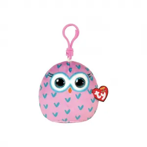 Ty Squishy Beanies Owl Winks přívěsek na klíče (TY39573)