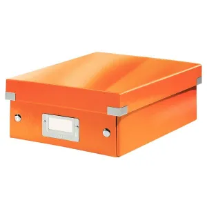 Kartotéka Leitz Click & Store s přepážkami - oranžová 220 mm x 100 mm x 285 mm (60570044)