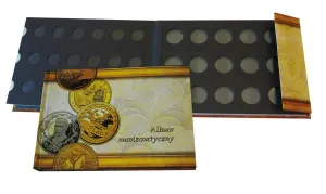 Numismatický klastr Warta ALBUM S KLAPKOU - béžový 250mm x 176mm (112-012)