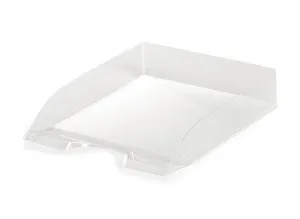 Odolná zásuvka na dokumenty - průhledná 253 mm x 63 mm x 337 mm (1701672400)