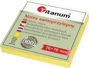 Titanové samolepicí bankovky žluté 100k 76mm x 76mm (S-2003)