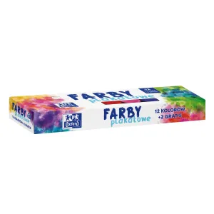Barva plakátových barev Oxford: mix 20 ml 12 barev. (400167100)