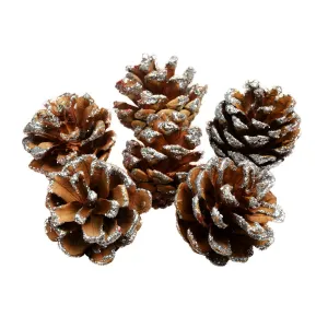 Třpytivé šišky na vánoční ozdoby Arpex (BN3544)