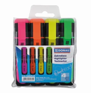 Zvýrazňovač Donau D-Text, mix 1,0-5,0 mm (7358904PL-99)