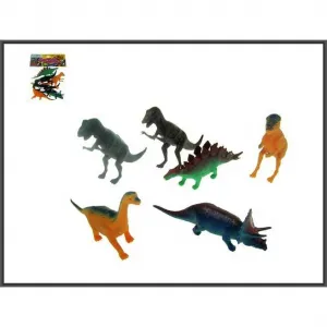 Hipo figurka 6 ks 12 cm Dinosaurus (HHS025)