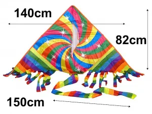 Adar duhový drak 140x82cm + délka ocasu 150cm (495968)