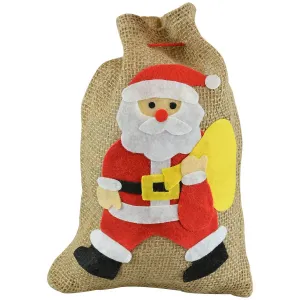 Arpex dárkové balení Jutový dárkový pytel - VÁNOČNÍ BRIGHT 260 mm x 200 mm (SM3195)