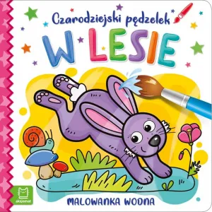 Výuková brožura Aksjomat Kouzelný štětec. V lese. Kniha vodových barev