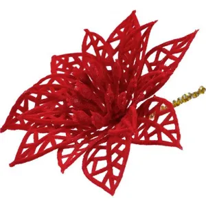 Vánoční ozdoba Titanum Craft-Fun Series poinsettia flower (19YH020)