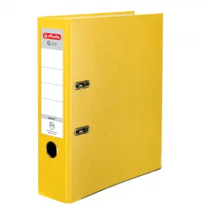 Herlitz Q. file Standard A4 žlutý 80mm pákový pořadač (0011167442)