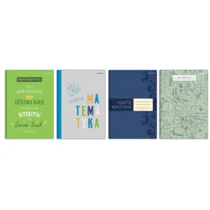 Sešit TOP-2000 s matematickou tematikou A5 80k. 70g kontrola 150 mm x 210 mm (400160621)
