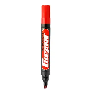 Kamet permanentní popisovač GIGANT, červený 1,0-5,0 mm zkrácený hrot (K-1065)