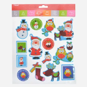Arpex Vánoční samolepky 3 D (NR7764)