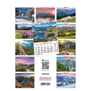 Vícepanelový nástěnný kalendář Avanti 230 mm x 320 mm (5901769620070)