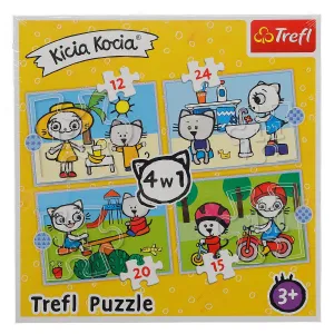 Puzzle Trefl Kitty day 4v1 el. (34372)