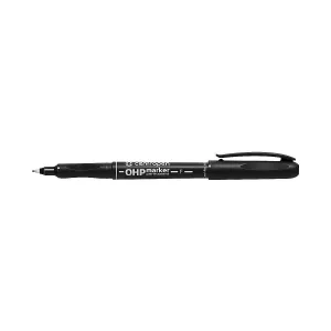 Permanentní popisovač Centropen, černý, kulatý hrot 0,6 mm