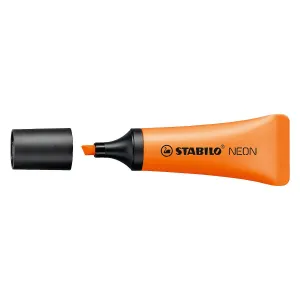 Neonově oranžový zvýrazňovač Stabilo (72/54)