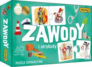 Puzzle Kukuryku profese a atributy 24 el.