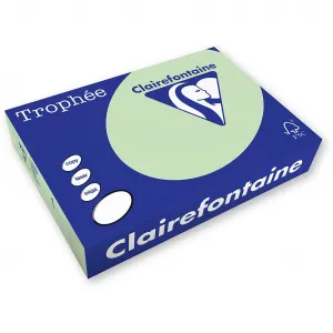 Barevný papír Trophee A4 - zelený 80g (xca41975)