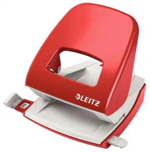 Děrovačka Leitz NeXXt červená 30k (500800)