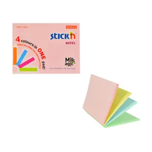 Lepicí polštářky Stick'n Magic pastelový mix 100k 76mm x 101mm (21575)