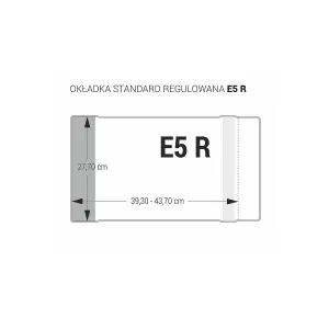 Biurfol Standardní kryt nastavitelný E5 R 277 mm x 393-437 mm (OZK-48)