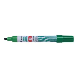 Permanentní popisovač Pilot, zelený, 2,0-4,5 mm, dlátovým hrotem (SCA-B-G)