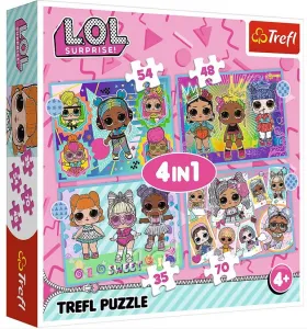 Puzzle Trefl 4v1 el. (34613)