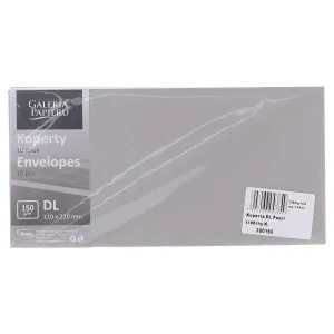 Obálka Gallery Paper pearl k 150 DL - stříbrná 110 mm x 220 mm (280166)
