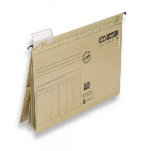 Elba Vertic Ultimate závěsný pořadač na osobní kredity A4 - hnědý 230g (100082310)