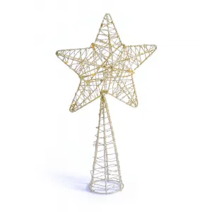 Kovová hvězdicová špička Arpex, zlatá, 270 mm (BM5861ZLO-4252)