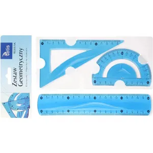 Geometrická sada Tetis 3 el. (BL010-PK)