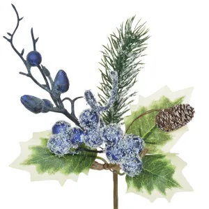 Dekorace Arpex větev s bobulemi (VB4131)