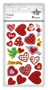 Titanum Craft-Fun Series srdíčka samolepka (Lxe-028)