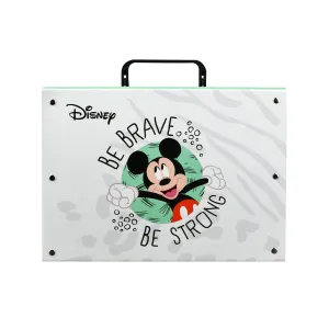 Beniamin Mickey Mouse A4, široký hřbet, barva: bílá (610271)