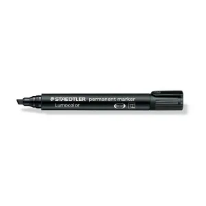 Permanentní popisovač Staedtler, černý, 2,0-5,0 mm, zkosený hrot (S 350-9)