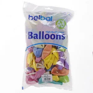 Partydeco perleťový gumový balónek 100 ks mix 12 palců (12M-000P)