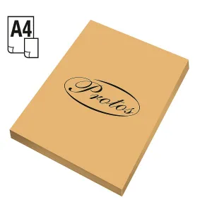 Barevný papír Protos A4 - béžový 160g