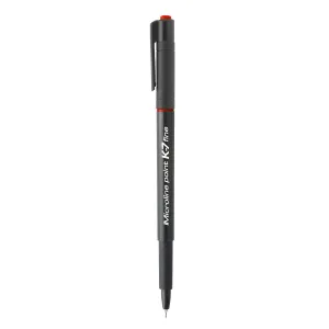Popisovač na papír Kamet, červený, 0,5 mm, zkrácený hrot