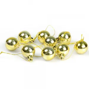 Arpex mini baňky 9ks, 3cm zlaté (BN6165ZLO-4788)