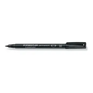 Kuličkové pero Staedtler lumocolor, černé 0,8-1,0 mm (S 317-9)