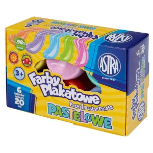 Astra pastelové barvy na plakáty barva: mix 20 ml 6 barev. (301121001)