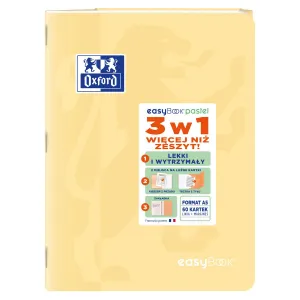 Sešit Oxford EASYBOOK PASTEL A5 60k. Šňůra 90g (400161236)